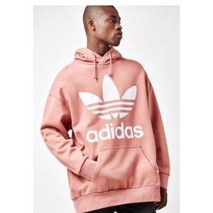 mens adidas pink hoodie